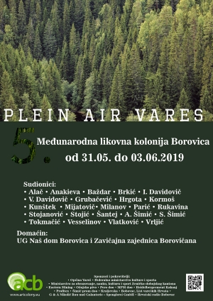 Najavljujemo - Plein air Vareš: Uskoro 5. Međunarodna likovna kolonija Borovica
