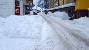 Uklanjanje snijega iz ulice Put mira