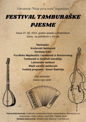 Najavljujemo - Festival tamburaške pjesme