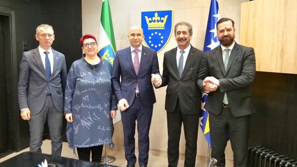 Poruke solidarnosti i mira u opro&scaron;tajnoj posjeti ambasadora Palestine Zeničko-dobojskom kantonu