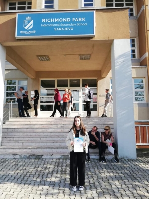 Učenica Područne škole Dabravine Fatima Čolan osvojila 5. mjesto na Federalnom natjecanju iz matematike
