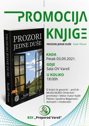 Promocija knjige „Prozori jedne duše“ Kadira Plećana