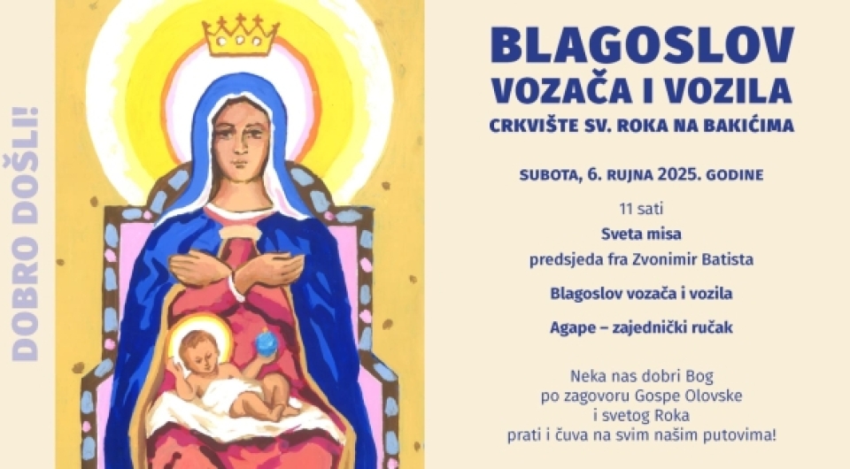Blagoslov vozača i vozila na Bakićima