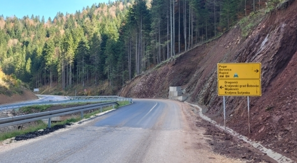 Potpuna obustava prometa na dijelu ceste Tisovci - Rupice na dionici Bukovica spoj s R-444a