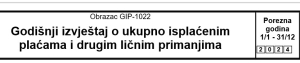 Obavijest iz Centra za socijalni rad o preuzimanju obrasca GIP-1022 za 2024. godinu