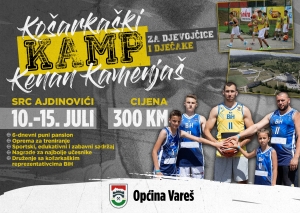 Općina Vareš pokrovitelj Košarkaškog kampa Kenan Kamenjaš