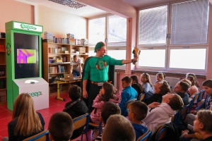 Superjunak Beepster posjetio učenike Osnovne škole „Vareš“