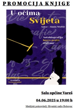 Poziv na promociju knjige U očima svijeta