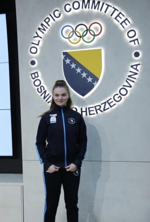 Ina Likić nosi zastavu BiH na Olimpijskim igrama za mlade u Južnoj Koreji