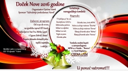 Dočekajte Novu 2016. godinu na otvorenom