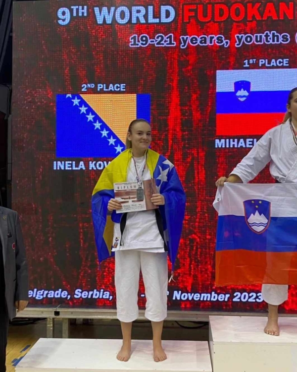 Ineli Kovačević srebrena medalja na Svjetskom prvenstvu u Beogradu