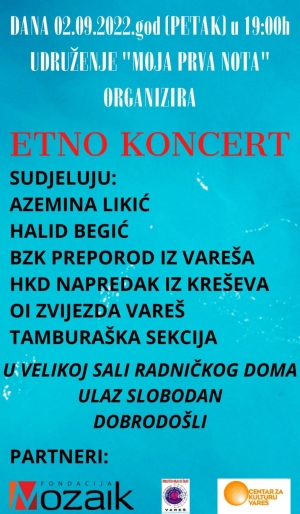 Pozivamo vas na Etno koncert