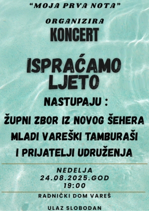 Dođite na koncert pod nazivom &quot;Ispraćamo ljeto&quot;