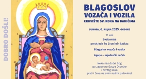 Blagoslov vozača i vozila na Bakićima