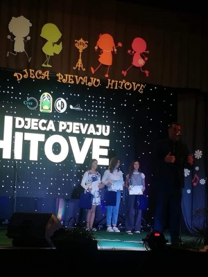 Emina Kamenjaš osvojila treće mjesto na festival „Djeca pjevaju hitove“