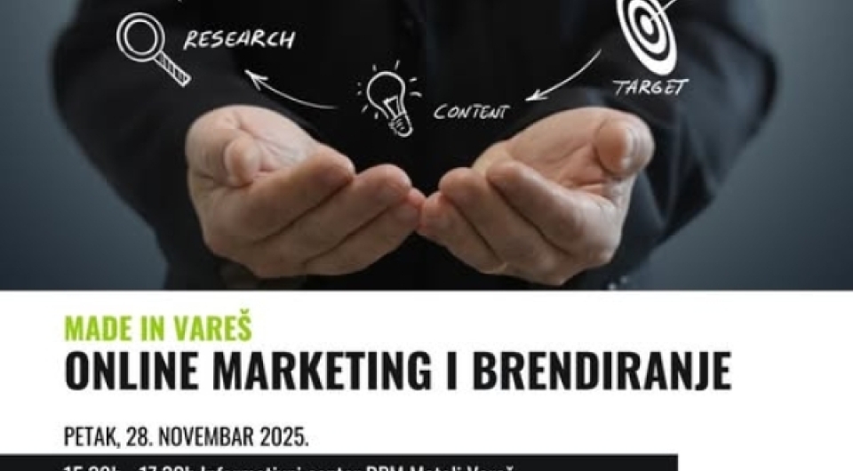 Poziv na radionicu: Online marketing i brendiranje